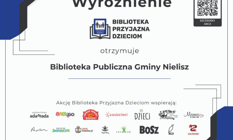 Wyróżnienie dla biblioteki
