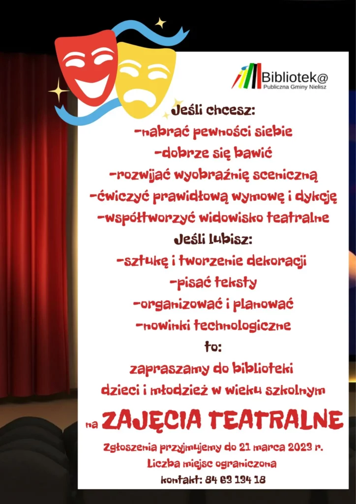 zajecia-teatralne-nielisz-biblioteka-2023