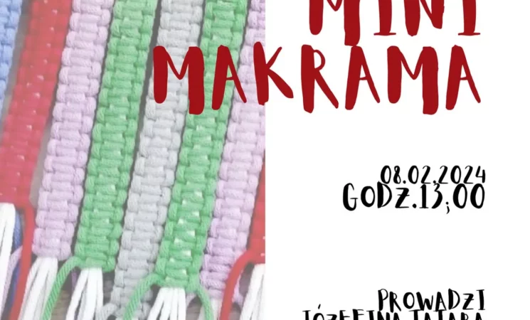 Warsztaty mini-makrama