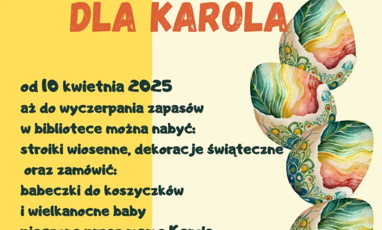 Kiermasz charytatywny dla Karola