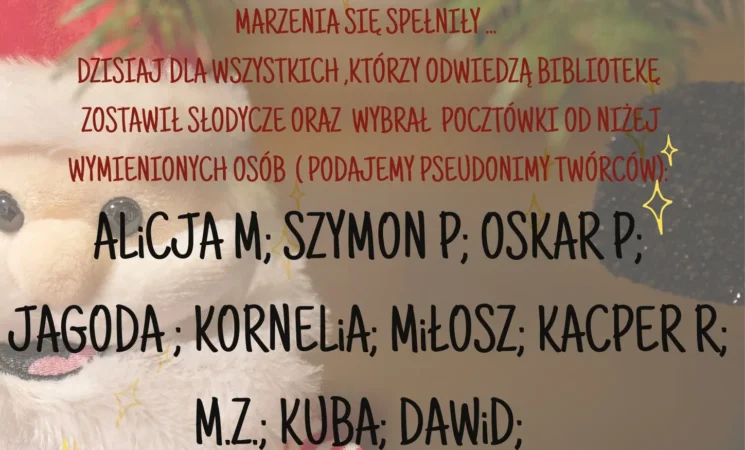 HO HO HO ... 🌲🎅POCZTÓWKA DO ŚWIĘTEGO MIKOŁAJA🎅,