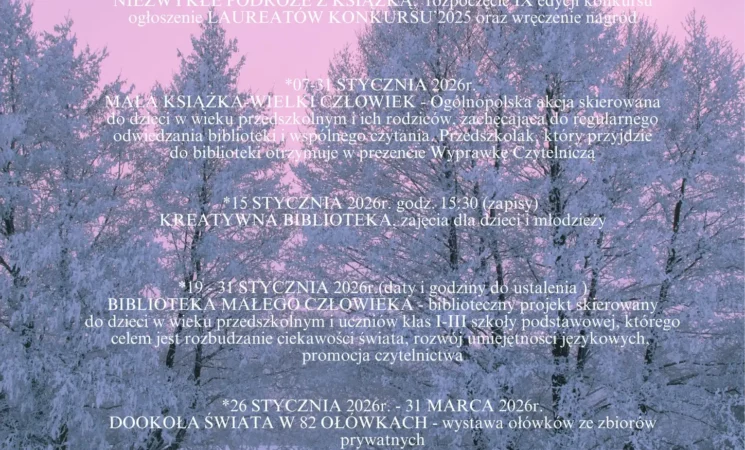 Styczeń w bibliotece