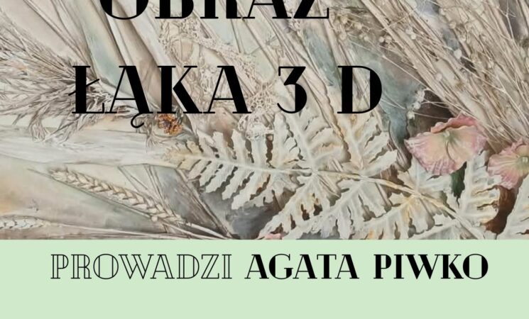 Obraz łąka 3D